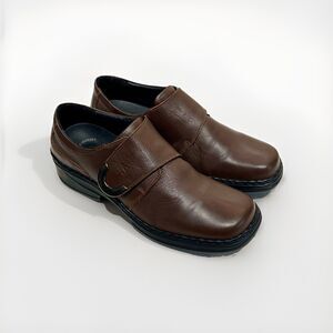 Josef Seibel Casual Comfort Shoes Brown Leather Womens EU 39 US 8-8.5 Straps